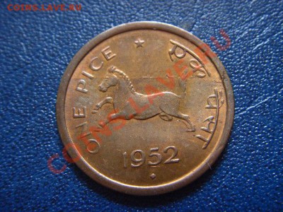 Индия 1 пайса 1952 Лошадь UNC до 16.06 в 21.00 М - LPIC5527.JPG