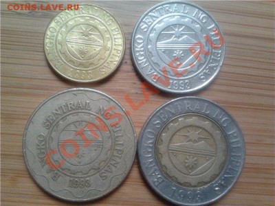 Филлипины, подборка из 4 монет, до 20.06.2011г, 22-00мск - Филлипины.