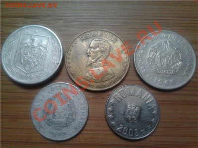 Румыния, подборка из 5 монет, до 20.06.2011г, 22-00мск - Румыния.