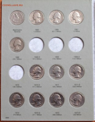 США 25 центов 1965-1987гг 39 штук  до 17.03. 22:00 мск - IMG_4699.JPG