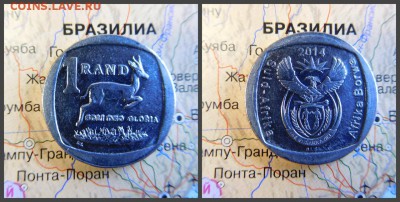 ЮАР 1 ранд, 2014 - 13