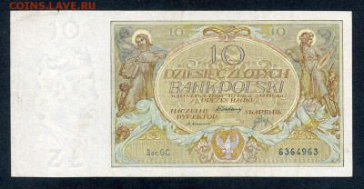 Польша 10 злотых 1929 - Польша_1929-10злотых_GC-6364963_лицо