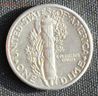 С РУБ. USA ONE DIME 1943г. МЕРКУРИ  до 19.03 в 22-00 - IMG_6704.JPG