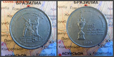 Шри-Ланка 5 рупий, 1999 Чемпионат Мира по крикету - 4