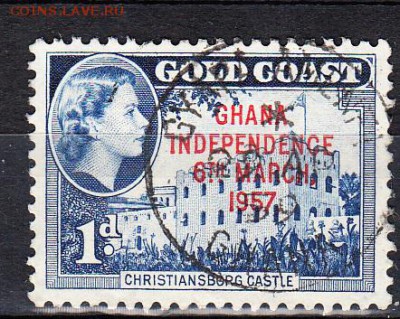 Колонии Гана 1957 1м 2д надпечатка - 291