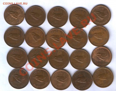Англия 20 фартингов 1939 -54г. до 16.06.11г. в 22.00 - 208