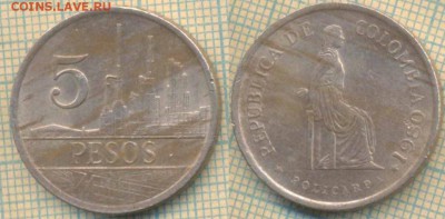 Колумбия 5 песо 1980 г., до 20.03.2019 г. 22.00 по Москве - Колумбия 5 песо  1980  5656