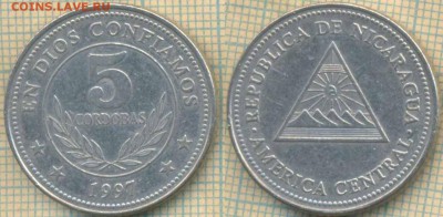 Никарагуа 5 кордоба 1997 г., до 20.03.2019 г. 22.00 по Москв - Никарагуа 5 кордоба 1997  5661