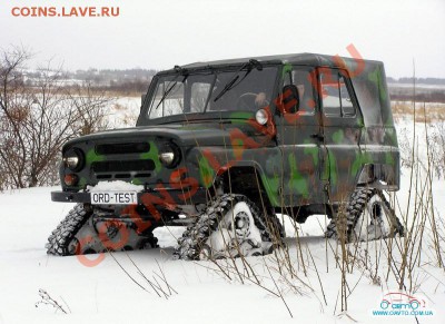 Коллекционирование масштабных моделей автомобилей - УАЗ 469 на гусеницах