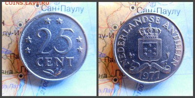Нидерландские Антильские острова 25 центов, 1977 - 15