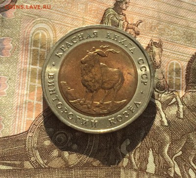 5 рублей 1991г. К.К. Винторогий козел. без оборота - IMG_0921.JPG