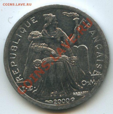 Фр.Полинезия 1фр.2000г.  до  17.06.11г.  20ч.00м. - img014б
