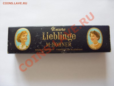 Губная гармошка М.Hohner Unsere Lieblinge, C. Германия. 1940 - Губная гармошка 2-1.JPG