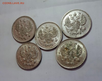 10 копеек 1914 ВС UNC шт.блеск-4 штуки+ бонус 16.03. 22-30 - 20190315_132340