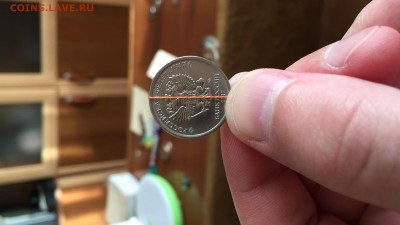 1 рубль 2017г. Поворот штемпеля - 1F1F7FC2-27D3-42E3-8BC7-A83C592F19D2
