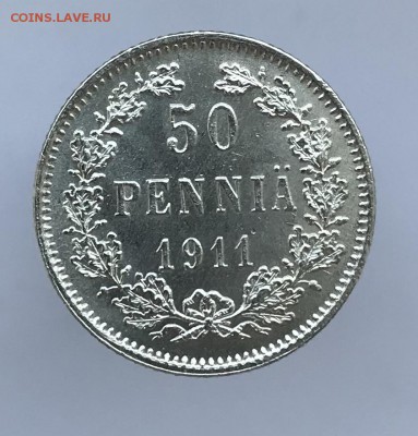 50 пенни 1911 г unc До 19.03.2019 22.00 по МСК - 5A0C2D6A-9570-4242-9D09-3AEB9A881BE9