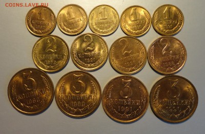 1,2,3 коп 87-91 гг-13шт-В  ярком штемпельном блеске - DSC04727.JPG