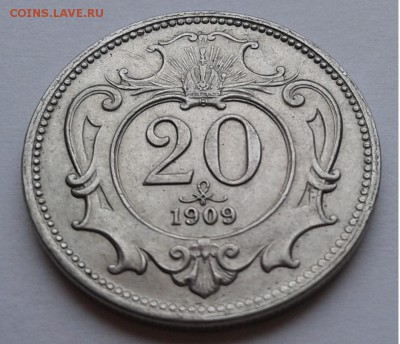 20 геллеров Австрия 1909г. до 21.03.19г. 22:00 - 20190315_142957