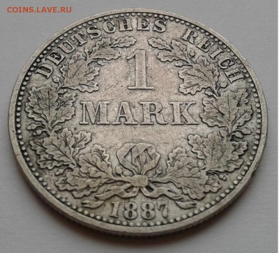 1 марка,Германия, серебро 1887г. А. до 21.03.19г. 22:00 - 20190315_143040