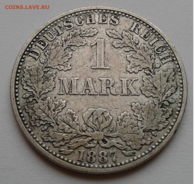 1 марка,Германия, серебро 1887г. А. до 21.03.19г. 22:00 - 20190315_143045