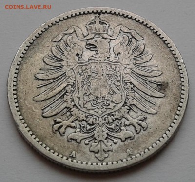 1 марка,Германия, серебро 1887г. А. до 21.03.19г. 22:00 - 20190315_143107