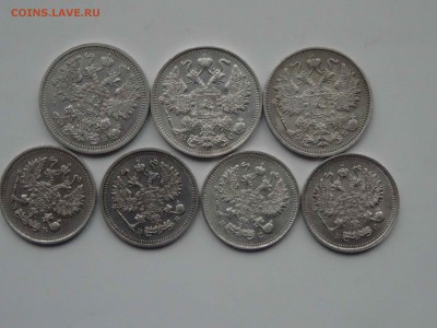 Лот серебра 10-15 копеек 1908-1915 7 штук по 22.03 до 22.00 - DSC09239