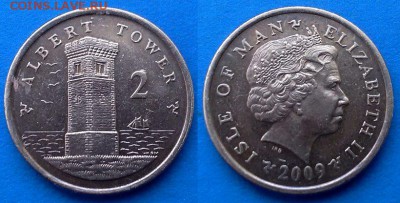 Остров Мэн - 2 пенса 2009 года до 22.03 - Остров Мэн 2 пенса 2009