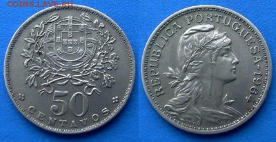 Португалия - 50 сентаво 1964 года до 22.03 - Португалия 50 сентаво 1964