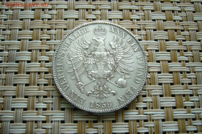 1 талер 1859 пруссия - 20-01-19 - 23-10 мск - P1820659.JPG