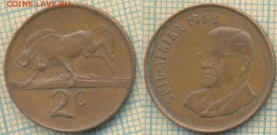 ЮАР 2 цента 1968 г., до 21.03.2019 г. 22.00 по Москве - ЮАР 2 цента 1968  5568