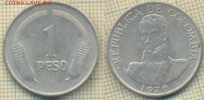 Колумбия 1 песо 1978 г., до 21.03.2019 г. 22.00 по Москве - Колумбия 1 песо 1978  5670