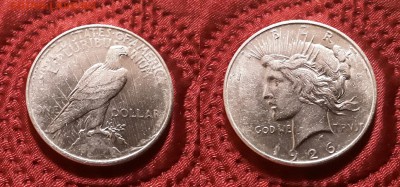 США. 1 доллар 1926 г. Peace. До 21.03.19. - 20190315_204409