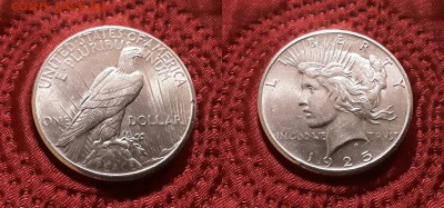 США. 1 доллар 1925 г. Peace. До 21.03.19. - 20190315_204443