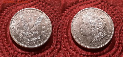 США. 1 доллар 1921 г. D. Морган. До 21.03.19. - 20190315_204627