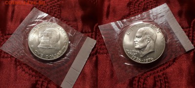 США. 1 доллар 1976 г. Колокол. Серебро. До 21.03.19. - 20190315_205124