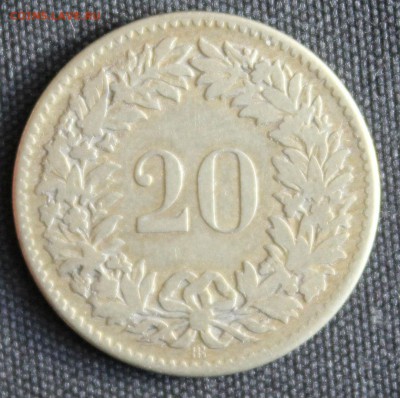 С РУБ.СТАРАЯ ШВЕЙЦАРИЯ  20 раппенов 1850г. до 23.03 в 22-00 - IMG_6685.JPG