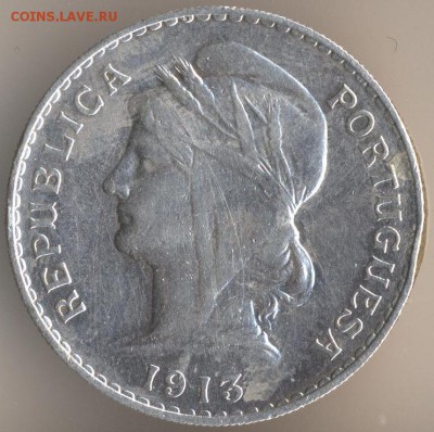 Португалия 50 сентаво 1913,14,16 года на оценку - 10