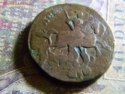 2 копейки 1757 гуртовая, перичекан с облачника 1756  до 19. - Изображение 6267