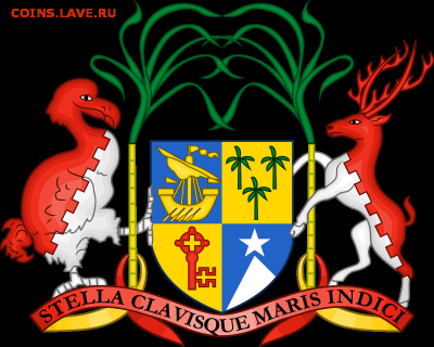 Монеты с Корабликами - Coat_of_arms_of_Mauritius