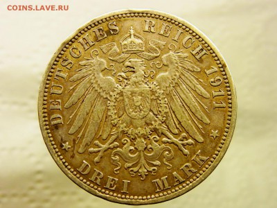 Германия Анхальт 3 марки 1911 г 23.03.2019 23:00 - RIMG0628.JPG