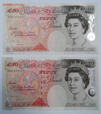 50 фунтов 1994г. UNC - 20190201_135550