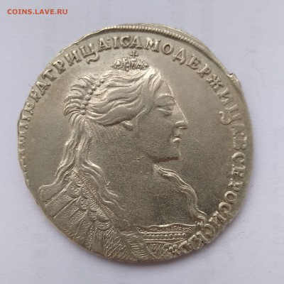 Полтина 1737 - Полтина1737-1