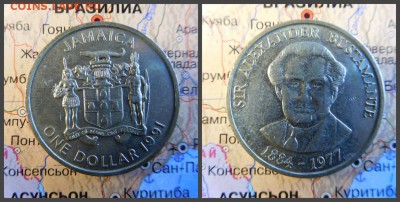 Ямайка 1 доллар, 1991 - 2
