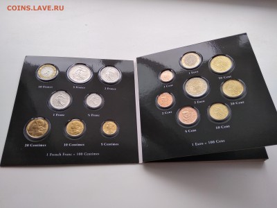Франция набор Евро и разменных монет до Евро - IMG_20190318_151919