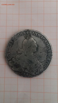 рубль 1774 года - К1