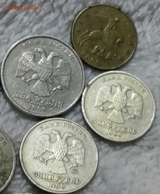 Рубль 1999,два рубля 1999,и50 коп 2003 - 2019-03-18-20-00-01