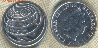 Каймановы острова 10 центов 2008 г.,до 25.03.2019 г. 22.00 п - Каймановы 10 центов 2008  5635