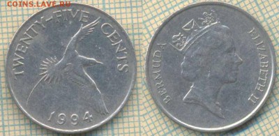 Бермуды 25 центов 1994 г., до 25.03.2019 г. 22.00 по Москве - Бермуды 25 центов 1994  5679