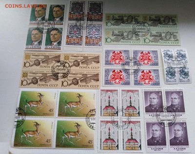 80 квартблоков.маркиСССР.с 1руб.до 25 марта 22.00МСК - 1