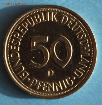 С РУБ.ФРГ 50 пфеннигов 1990г."D" UNC до 25.03 в 22-00 - IMG_6852.JPG